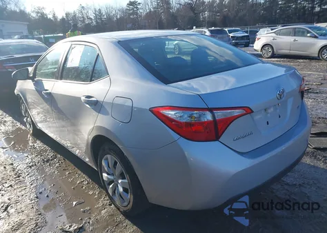 2016 Toyota Corolla Le z USA, uszkodzony, nr VIN 2T1BURHE2GC528883